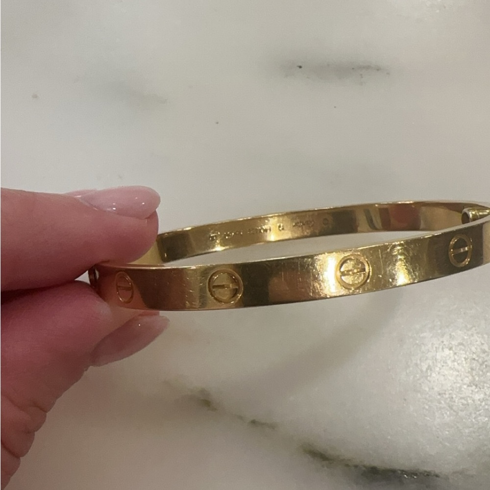 Cartier gold love bracelet size 19 year 2019 - Picture 7 of 8